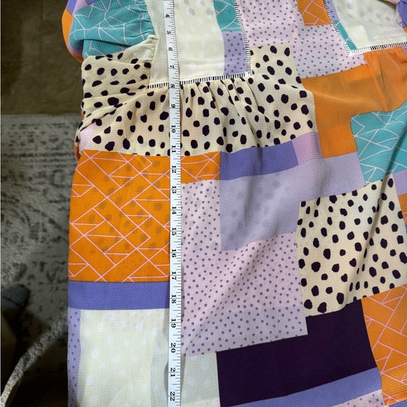 Fate Multicolor Patchwork Blouse - Picture 7 of 7